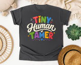 Tiny Human Tamer graphic tee in Pepper