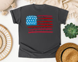 Star Spangled Banner Flag graphic tee in Pepper