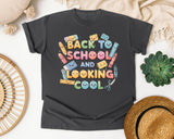 Back To School And Looking Cool graphic tee in Pepper
