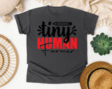 Tiny Human Farmer graphic tee in Pepper