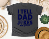 I Tell Dad Jokes graphic tee in Pepper