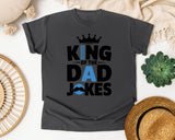 King Of The Dad Jokes graphic tee in Pepper