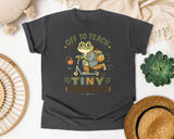 Off To Teach Tiny Humans Frog graphic tee in Pepper