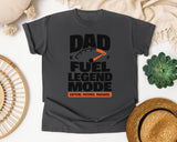 Dad Fuel Legend Mode Black graphic tee in Pepper