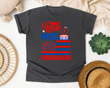 Little Miss Firecracker Red graphic tee in Pepper
