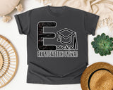 Education Hope Breeds Peace Dark Print Graphic Tee graphic tee in Pepper