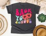 Back To School Hearts graphic tee in Pepper