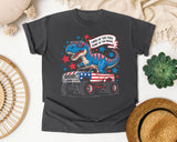 Land Of The Free Home Of The Brave graphic tee in Pepper
