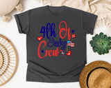 4th Of July Crew graphic tee in Pepper