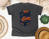 Best Dad Ever Fueled By Coffee Grey graphic tee in Pepper