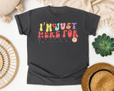 I'm Just Here For Recess graphic tee in Pepper