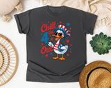 Chill The 4 Out Grey 2 graphic tee in Pepper
