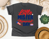 Little Mister Memorial Day graphic tee in Pepper