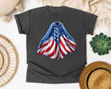 American Flag Cape graphic tee in Pepper