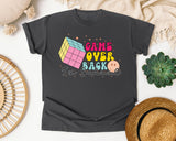 Game Over Back To School graphic tee in Pepper