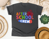 After School Crew graphic tee in Pepper