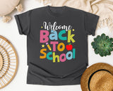 Welcome Back To School Apple graphic tee in Pepper