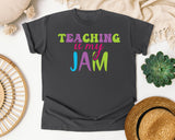 Teaching Is My Jam graphic tee in Pepper
