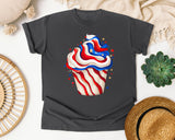 Patriotic Cupcake graphic tee in Pepper