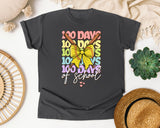 100 Days Of School Softball graphic tee in Pepper