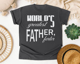 World's Greatest Father Farter Classic graphic tee in Pepper