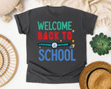 Welcome Back To School Watch graphic tee in Pepper