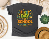 First Day Of School Marquee graphic tee in Pepper