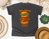 Grill Master Dad Orange graphic tee in Pepper