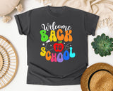Welcome Back To School Script graphic tee in Pepper