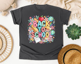Back To School Supplies Floral graphic tee in Pepper