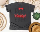 Best Daddy Ever Red graphic tee in Pepper