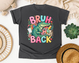 Bruh We Back Alligator graphic tee in Pepper