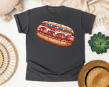Patriotic Hot Dog graphic tee in Pepper