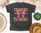Teacher Teacher graphic tee in Pepper