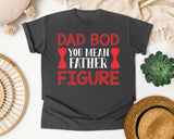 Dad Bod You Mean Father Figure Pink 2 graphic tee in Pepper