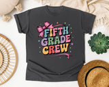 Fifth Grade Crew graphic tee in Pepper