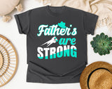Fathers Are Strong White graphic tee in Pepper