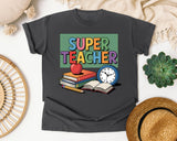 Super Teacher graphic tee in Pepper