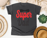 Super Dad Red graphic tee in Pepper