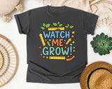 Watch Me Grow graphic tee in Pepper