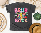 Bruh We Back Pencil graphic tee in Pepper