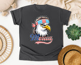 Merica Grey graphic tee in Pepper