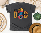 Best Dad Ever Brown graphic tee in Pepper