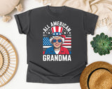 All American Grandma White graphic tee in Pepper