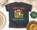 First Day Best Day Door graphic tee in Pepper