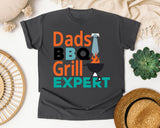 Dads BBQ Grill Expert graphic tee in Pepper