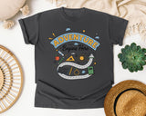 Adventure Begins Here graphic tee in Pepper