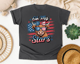 Oh My Stars Grey 2 graphic tee in Pepper