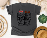 Daddy's Fishing Buddy graphic tee in Pepper