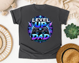 Level Up Dad graphic tee in Pepper